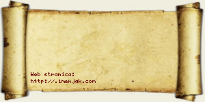 Lena Aćimović vizit kartica